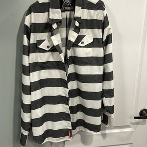 Dixxon, flannel, the tracker, xl, linen, dark grey.